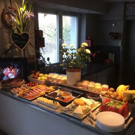 Aux Neuf Saules Hotel Mortzwiller Luaran gambar
