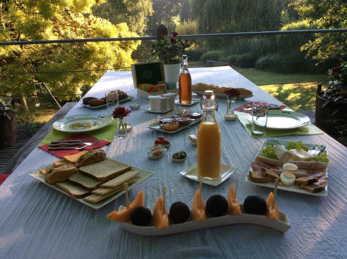 Aux Neuf Saules Hotel Mortzwiller Luaran gambar
