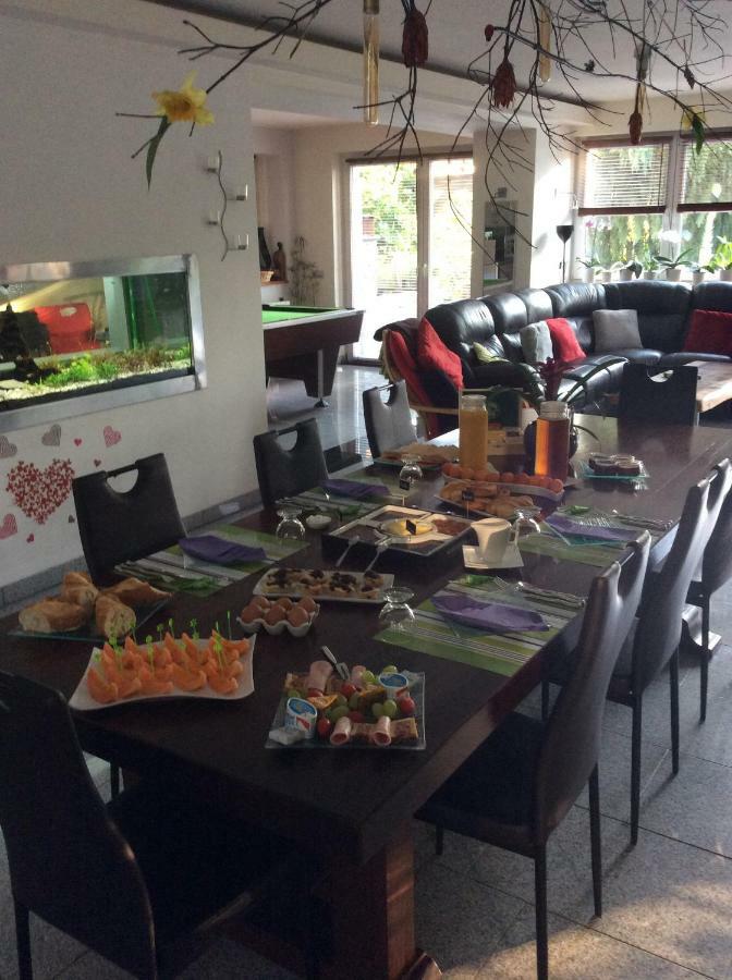 Aux Neuf Saules Hotel Mortzwiller Luaran gambar